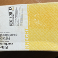 фільтр палива; фільтр тонкого очищення палива; фільтр-відстійник палива грубої очистки; фільтр паливний Audi A3 2003-2013  KX178D Нове Audi A3 2003-2013 KX178D
