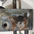 петля передніх дверей права нижня Audi A6 C5 (1997-2004) 4B0831412B