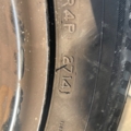Автошина Bridgestone Blizzak lm-80 evo 215 /65 R16 98H Зимова 7мм Вживаний