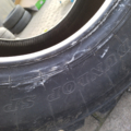 Автошина Dunlop Radial tubeless 12.5 / R20 132J Всесезонна 18мм Вживаний