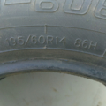 Автошина  ENDURO-606 195 /60 R14 86Н Літо 7мм Вживаний