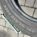 Автошина Kumho Solus 4s  225 /55 R18 102V Всесезонна 5мм Вживаний
