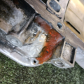 Піддон масляний картера двигуна ( була тріщина залита епоксидною смолою ) Nissan X-Trail T30 (2001-2007) 11110WA500
