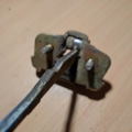 обмежувач відкриття дверей, передній Renault Scenic I (1996-2003) 7700303548