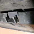Решітка бампера права Volkswagen Golf IV (1997-2006) 1J0853666D