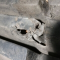 Решітка бампера права Volkswagen Golf IV (1997-2006) 1J0853666D