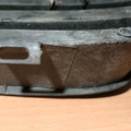 Решітка бампера права Volkswagen Golf IV (1997-2006) 1J0853666D