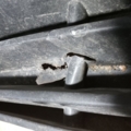 Решітка бампера права Volkswagen Golf IV (1997-2006) 1J0853666D