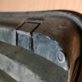 Решітка бампера права Volkswagen Golf IV (1997-2006) 1J0853666D