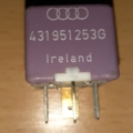 реле; реле фар передніх Volkswagen Passat B5 (1996-2005) 431951253G