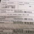 Карта дверна ліва перед Volkswagen Touran I (2003-2010) 1T1867011