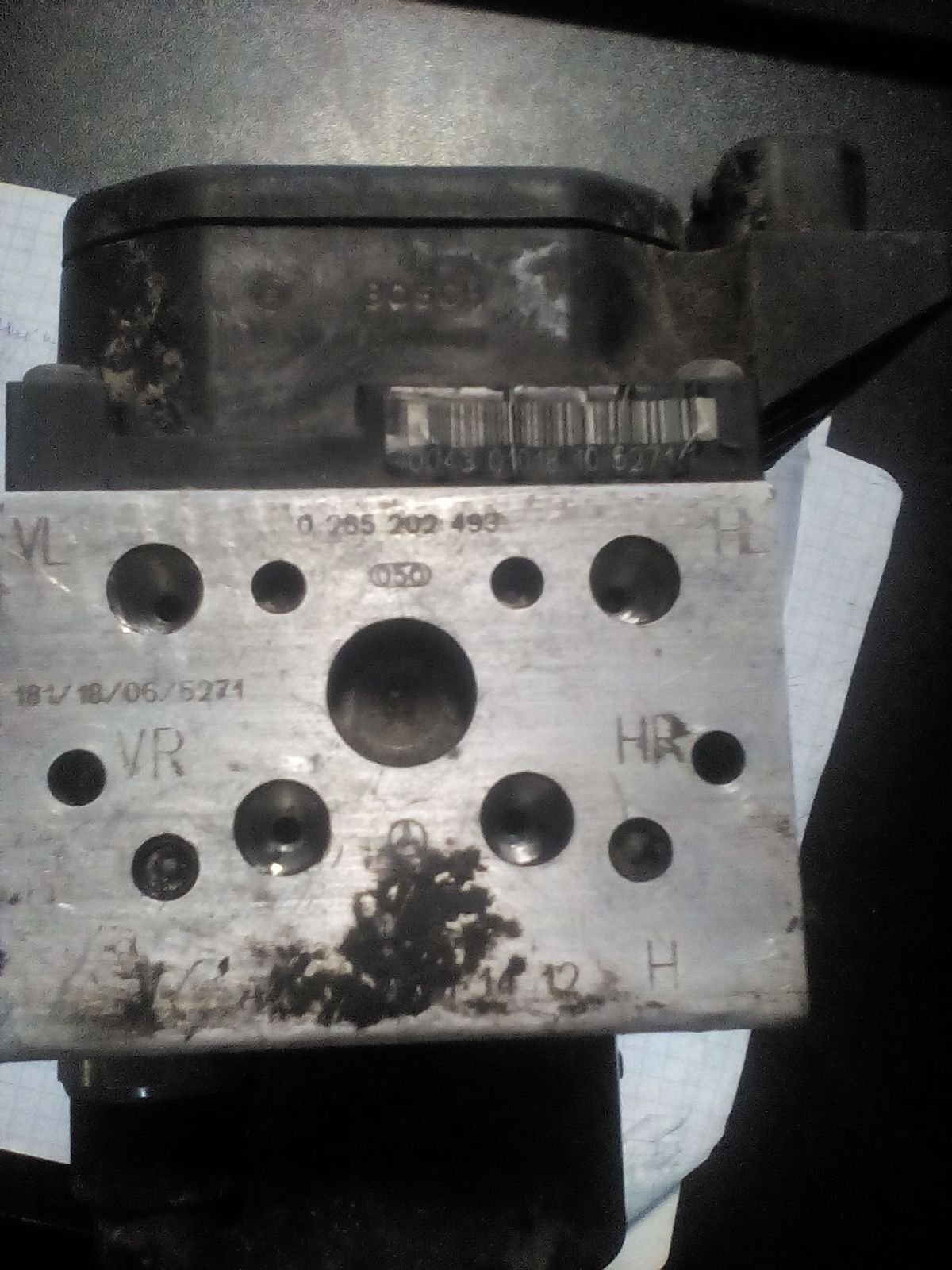 Блок управління абс Mercedes-Benz 1007 (2005-2009) 0265202493