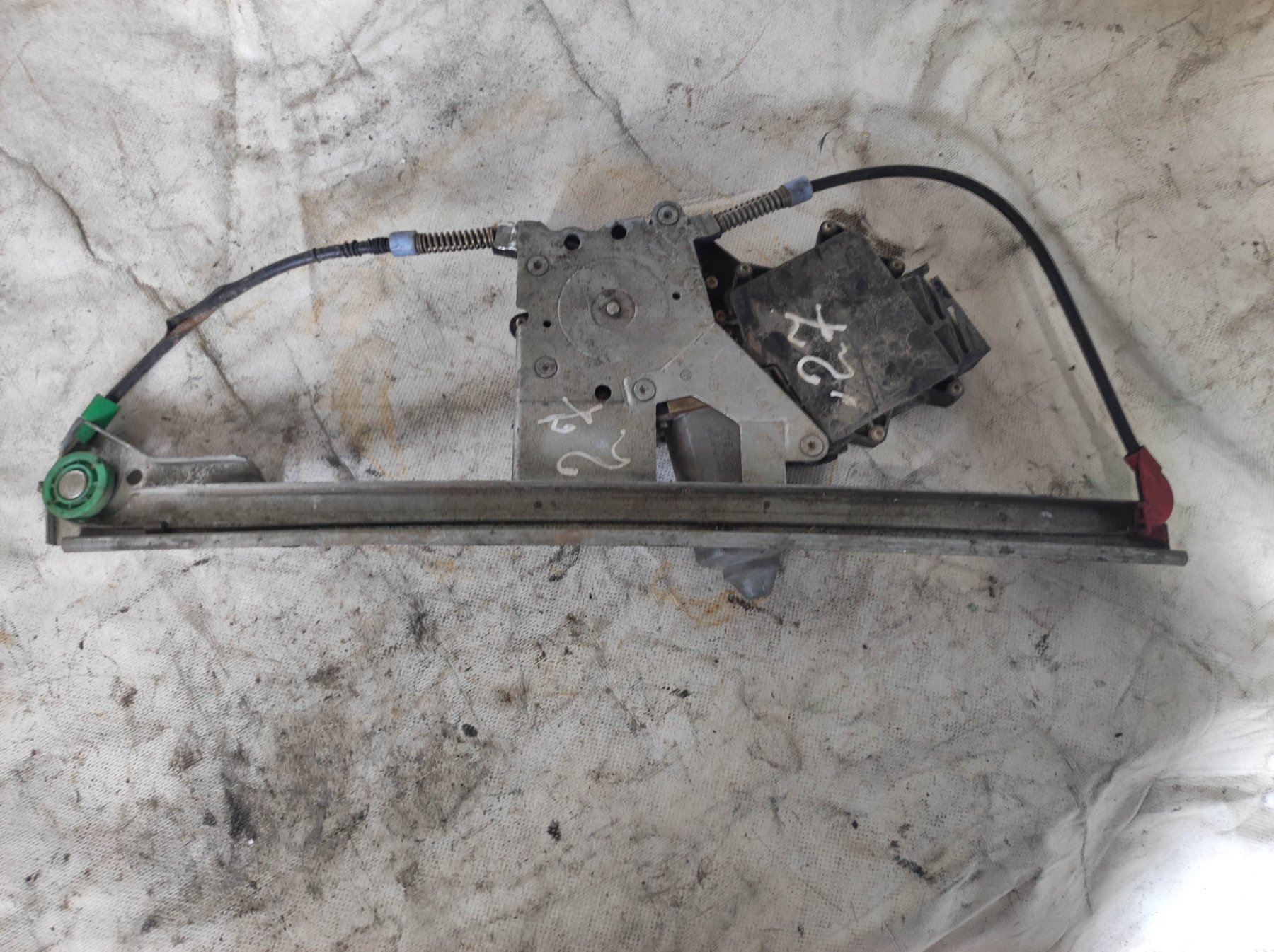 механізм склопідйомника двері задньої, правої; склопідйомник задніх правих дверей; механізм стеклопод'емника двері задньої, правої Volkswagen Golf III (1991-1999) 1H4839402