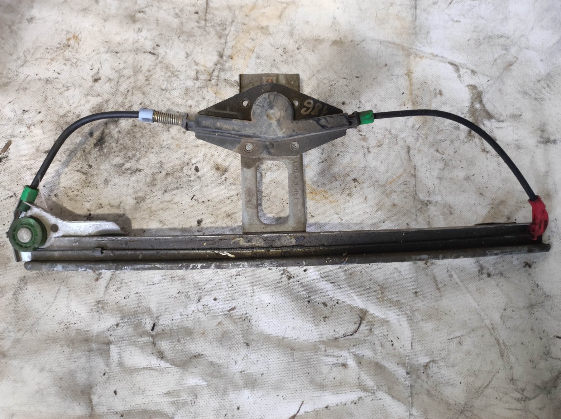 механізм склопідйомника двері задньої, правої; склопідйомник задніх правих дверей; механізм стеклопод'емника двері задньої, правої Volkswagen Golf III (1991-1999) 1H4839402